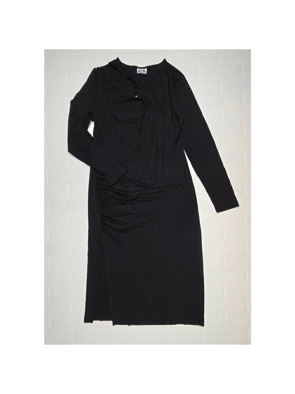 Future Collective Black Long Sleeve Dress XL - Picture 2 of 4